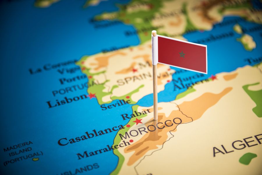 Morocco map